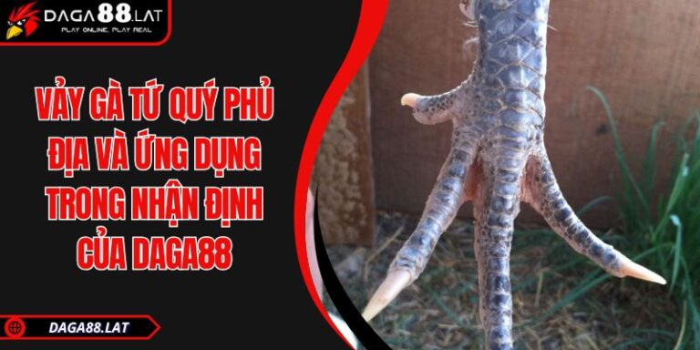 Vảy gà tứ quý phủ địa